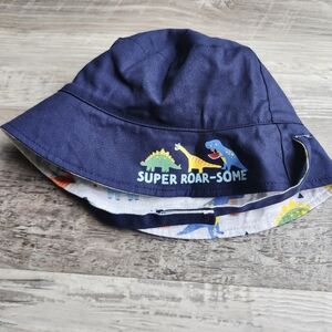 Childrens Place Reversible Sun Hat 12-18M Baby Toddler Summer Hat New Cotton